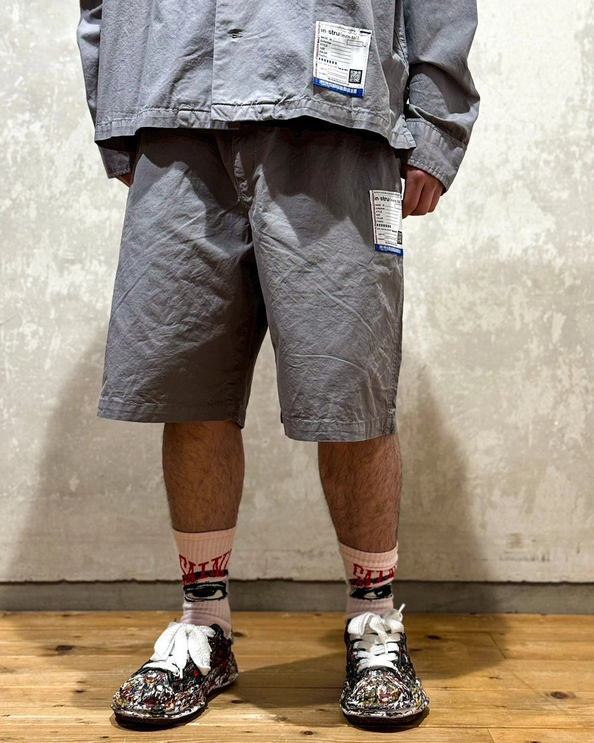 Maison MIHARA YASUHIRO / Typewriter cloth Shorts (I12SP014)