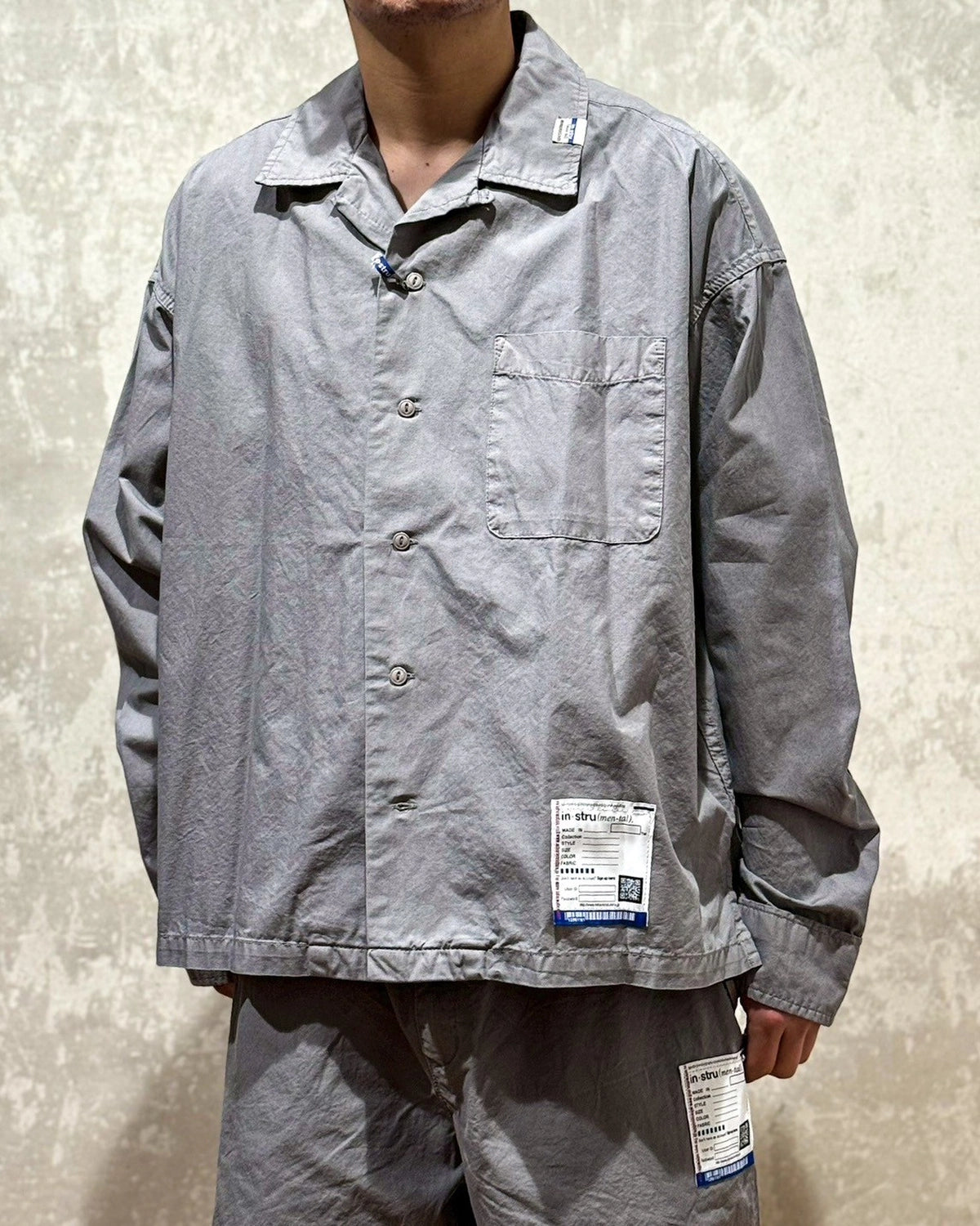 Maison MIHARA YASUHIRO in・stru(men-tal). / Oxford Long-sleeve Shirt (I12SH011)