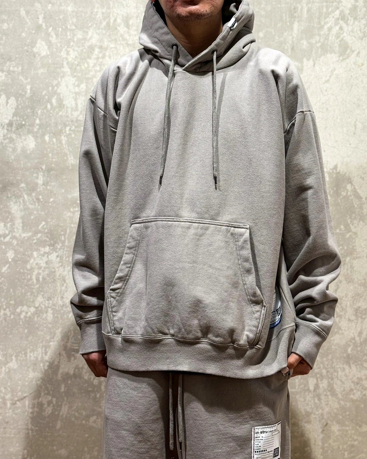 Maison MIHARA YASUHIRO in・stru(men-tal). / French Terry Hooded Sweatshirt (I12HD501)