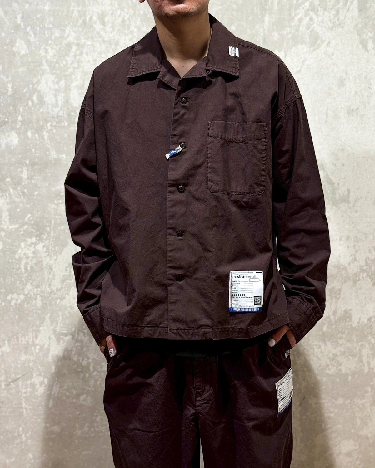 Maison MIHARA YASUHIRO in・stru(men-tal). / Oxford Long-sleeve Shirt (I12SH011)