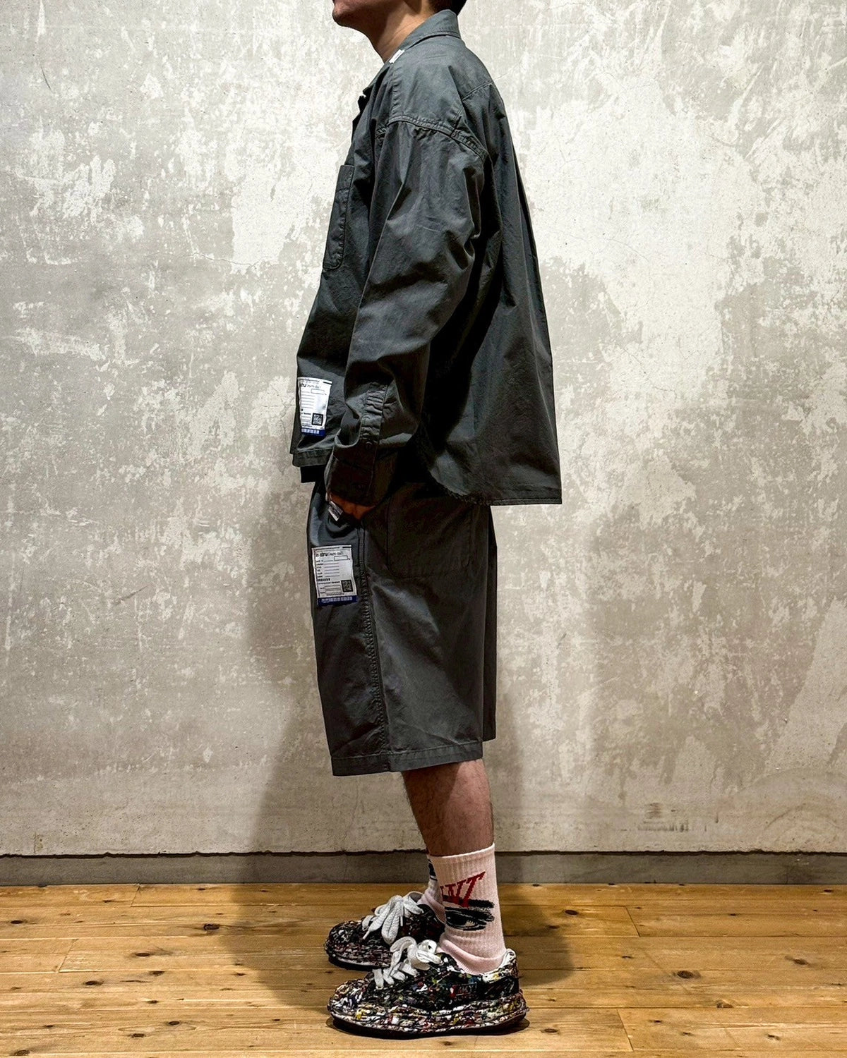Maison MIHARA YASUHIRO / Typewriter cloth Shorts (I12SP014)