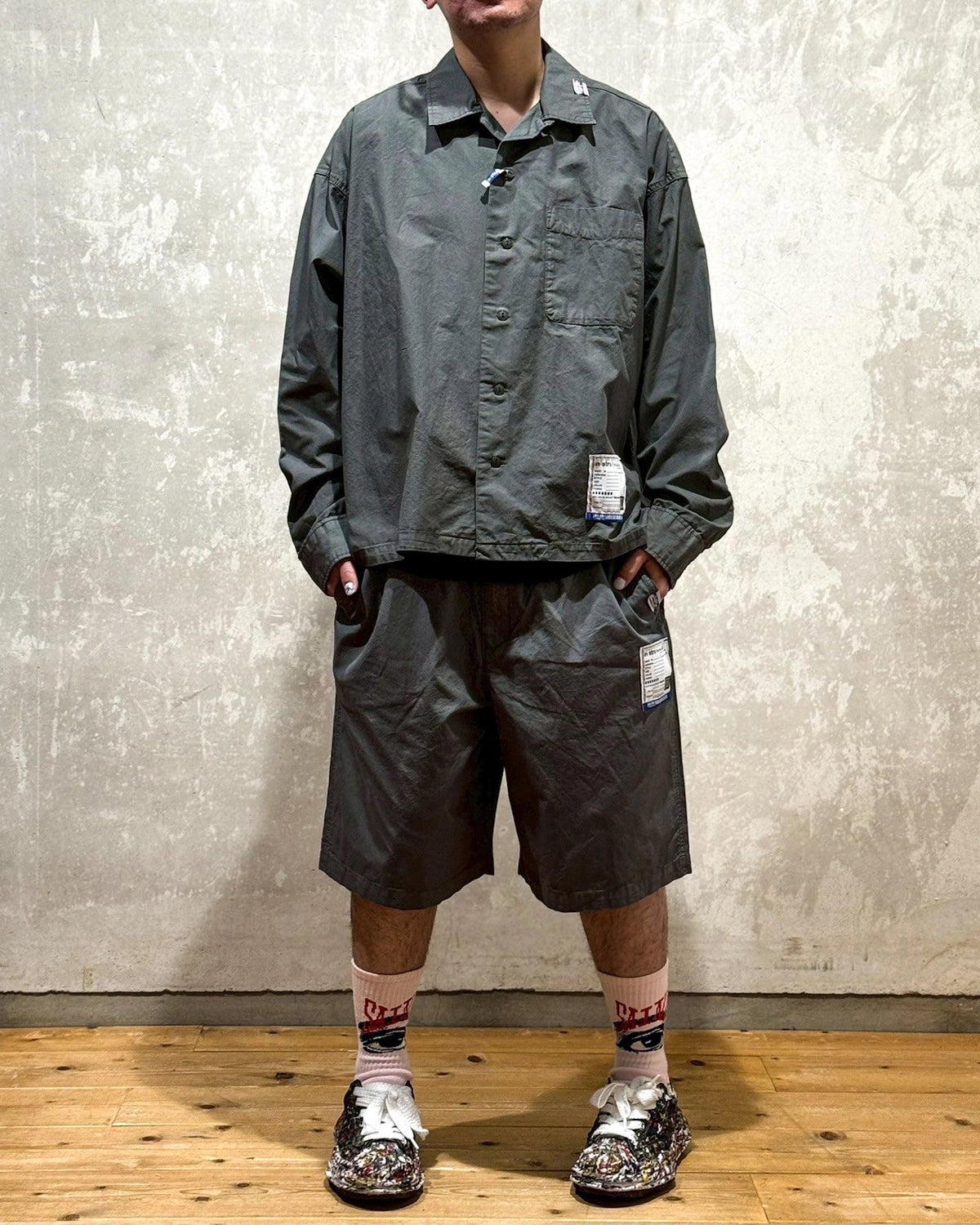 Maison MIHARA YASUHIRO / Typewriter cloth Shorts (I12SP014)