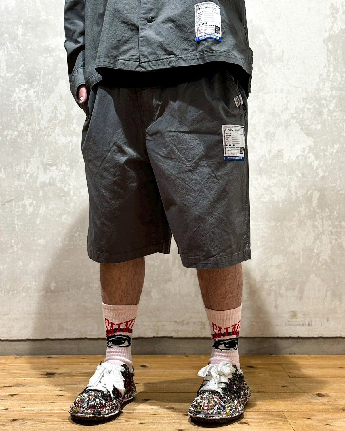 Maison MIHARA YASUHIRO / Typewriter cloth Shorts (I12SP014)