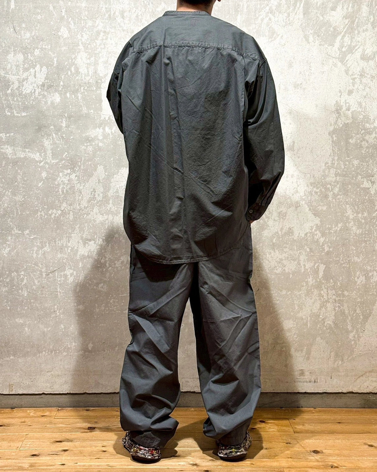 Maison MIHARA YASUHIRO in・stru(men-tal). / Band Collar Long Sleeve Shirt (I13SH031)