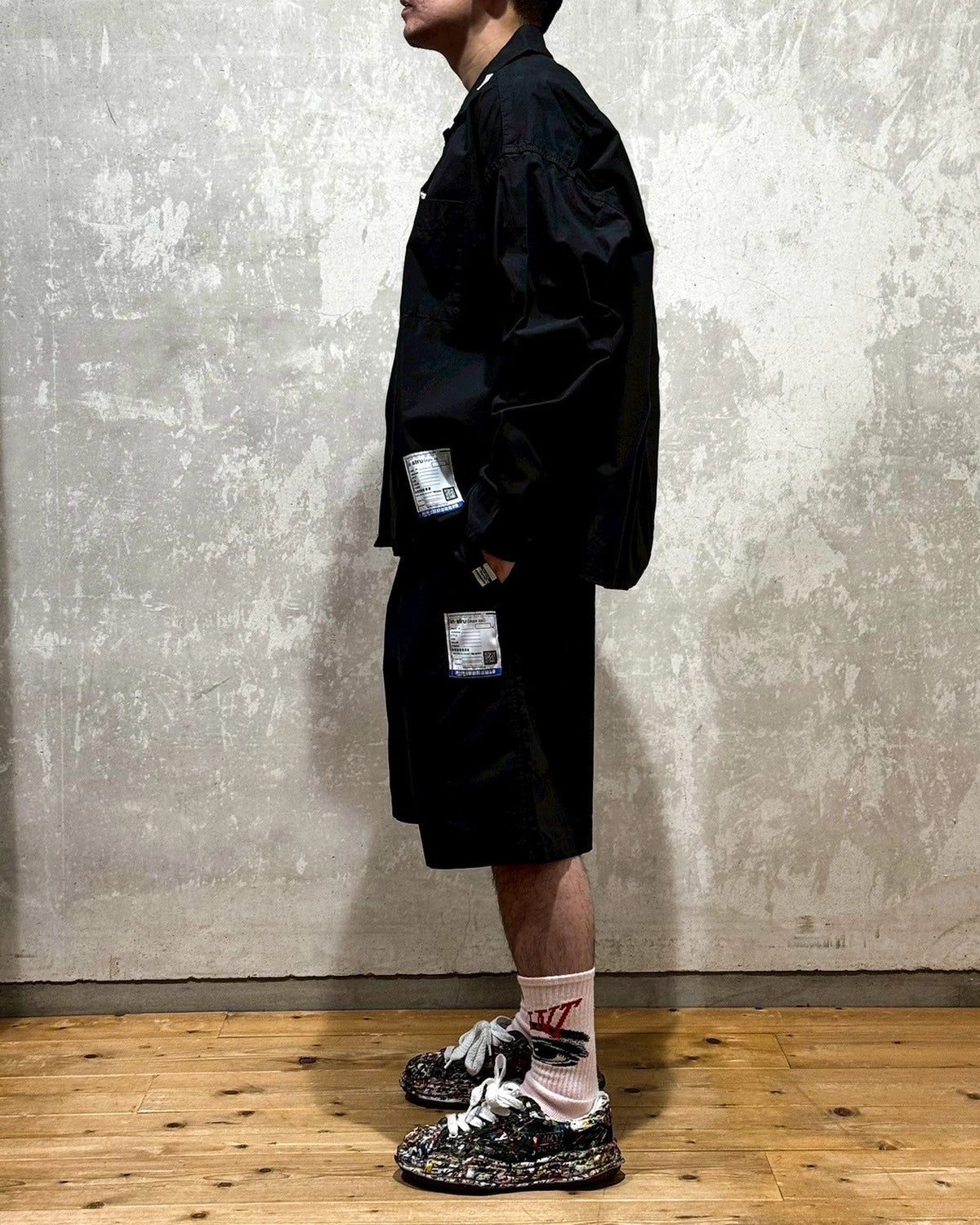 Maison MIHARA YASUHIRO / Typewriter cloth Shorts (I12SP014)