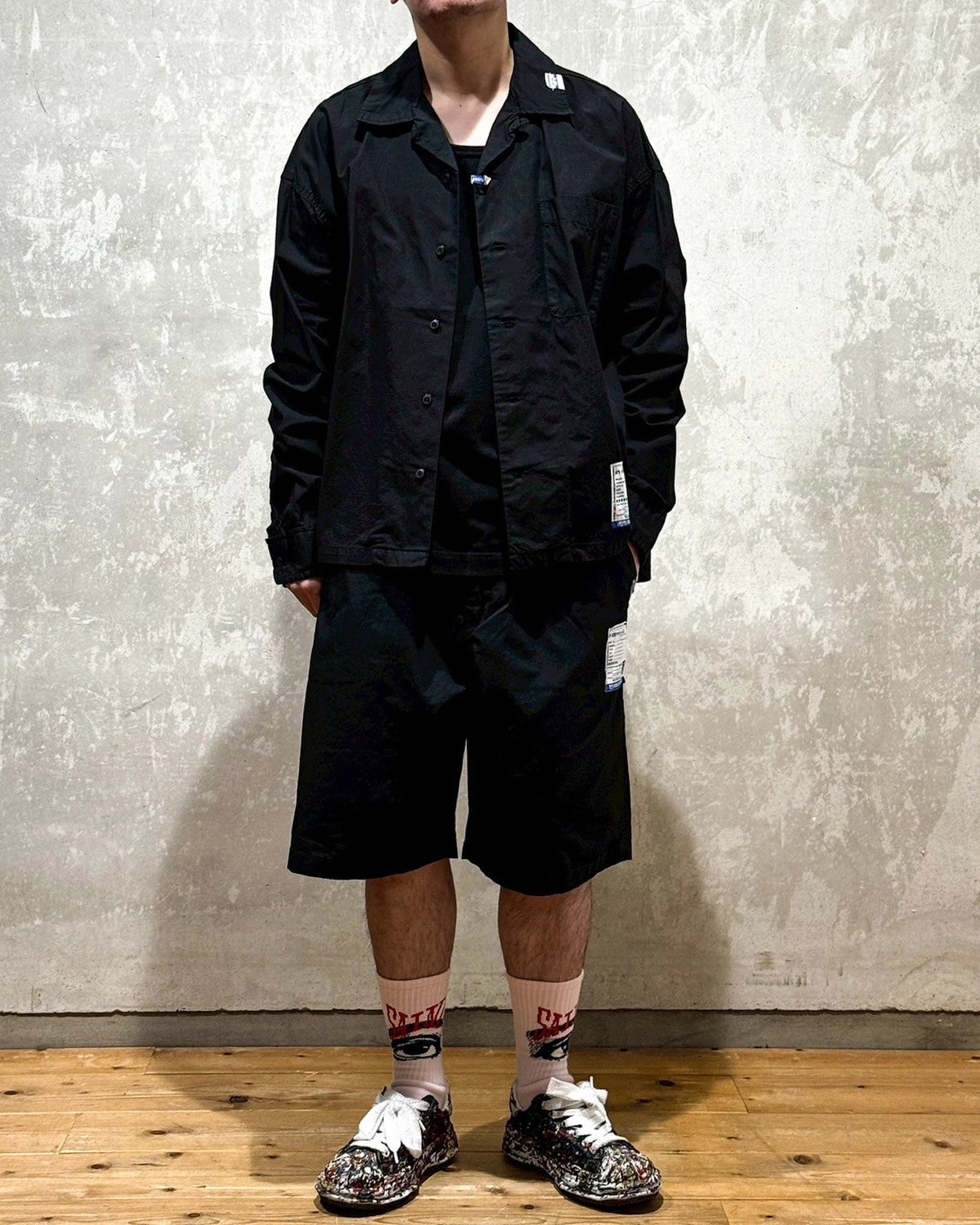 Maison MIHARA YASUHIRO / Typewriter cloth Shorts (I12SP014)