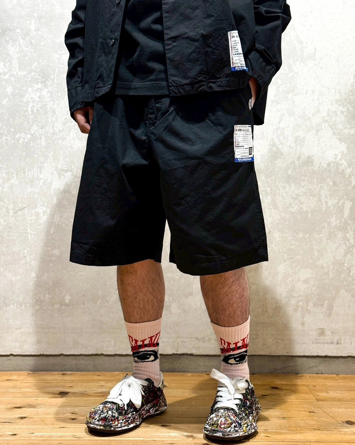 Maison MIHARA YASUHIRO / Typewriter cloth Shorts (I12SP014)