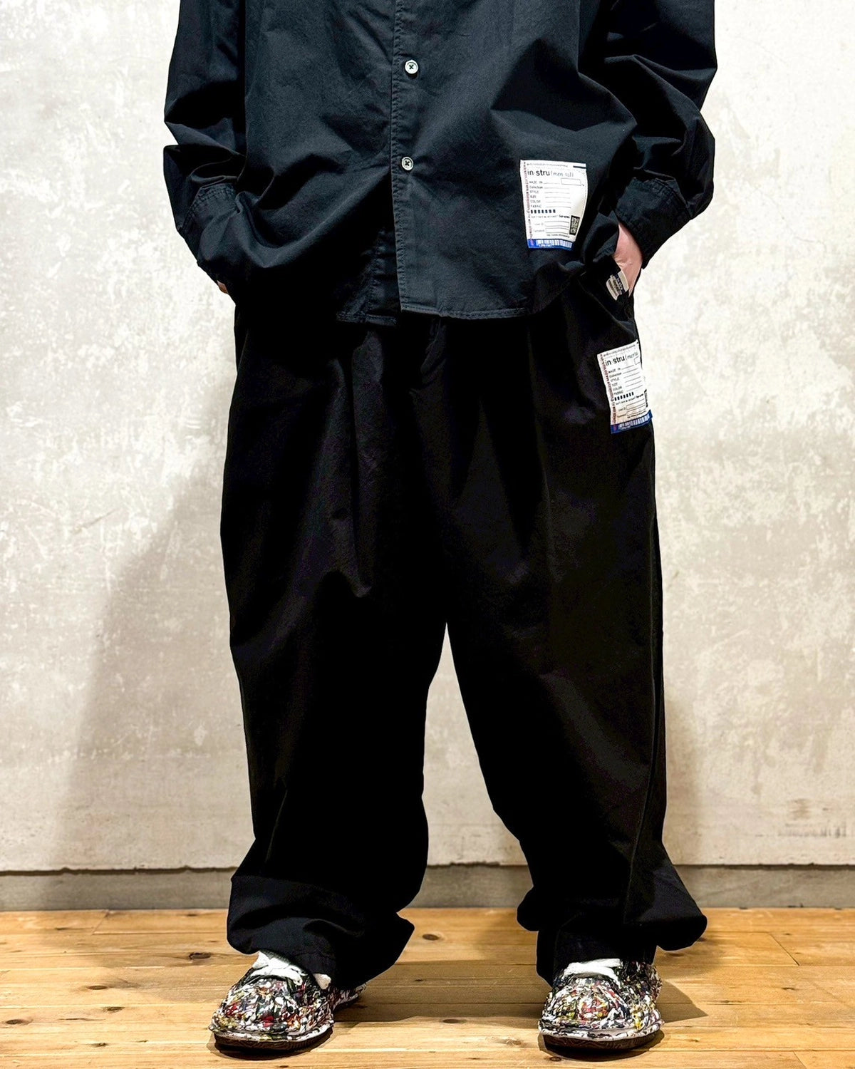 Maison MIHARA YASUHIRO in・stru(men-tal). / Light Oxford Easy Pants (I13PT032)