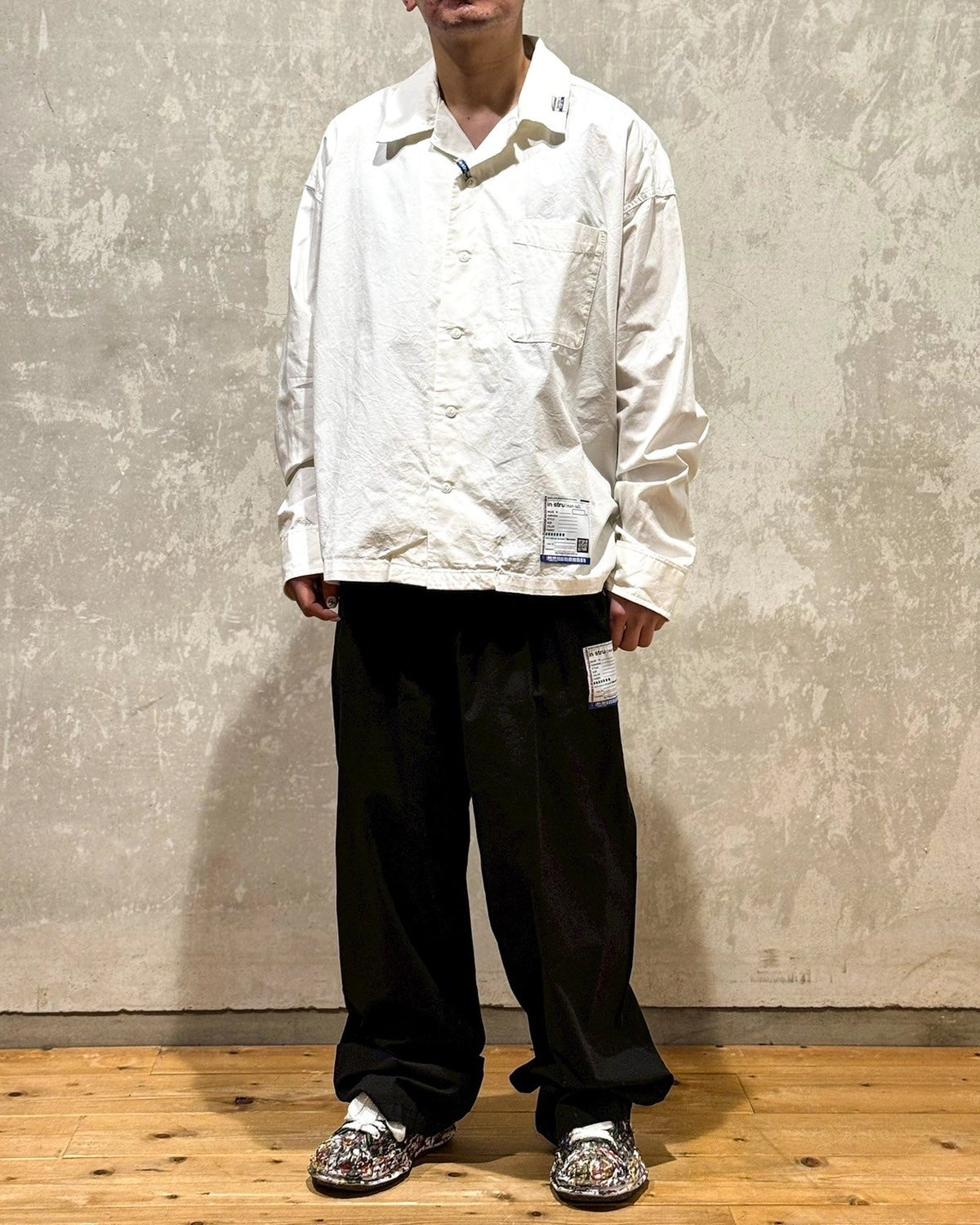 Maison MIHARA YASUHIRO in・stru(men-tal). / Oxford Long-sleeve Shirt (I12SH011)