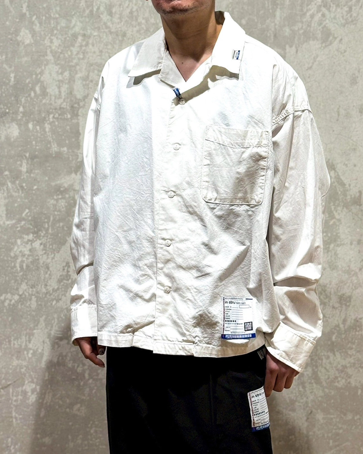 Maison MIHARA YASUHIRO in・stru(men-tal). / Oxford Long-sleeve Shirt (I12SH011)