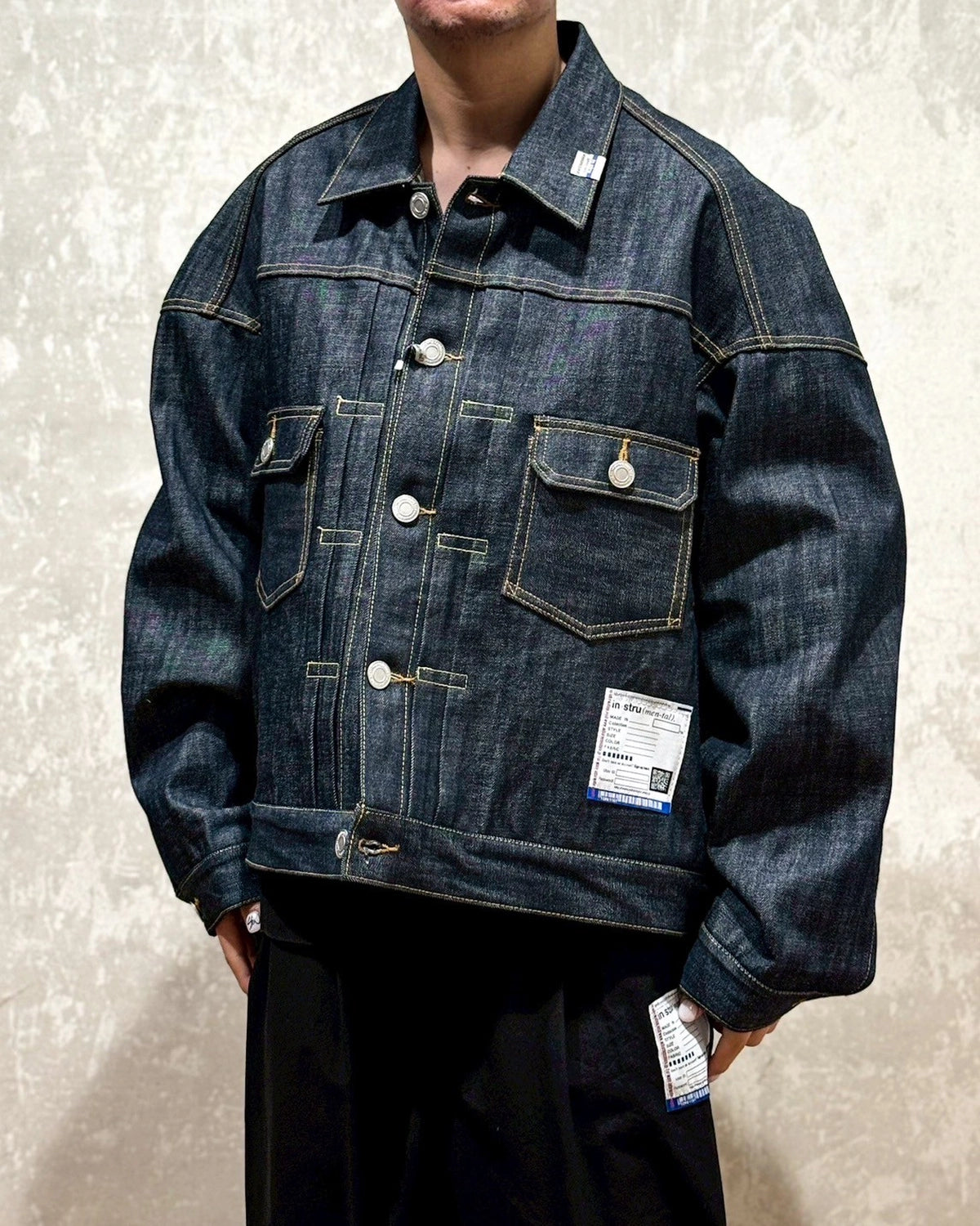 Maison MIHARA YASUHIRO in・stru(men-tal). / Selvage Denim Jacket (I13BL021)