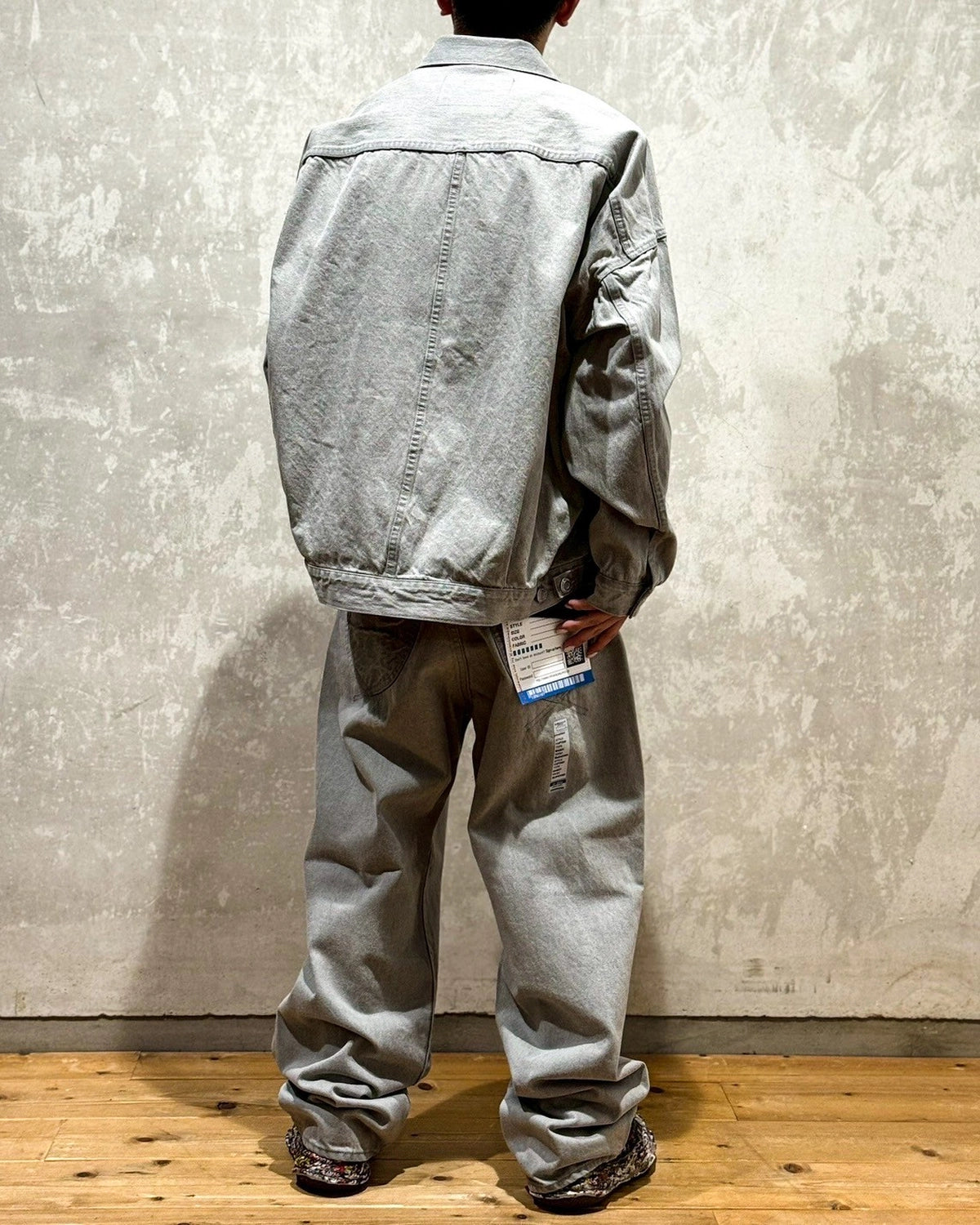 Maison MIHARA YASUHIRO / BLEACHE DENIM JACKET (I14BL051)