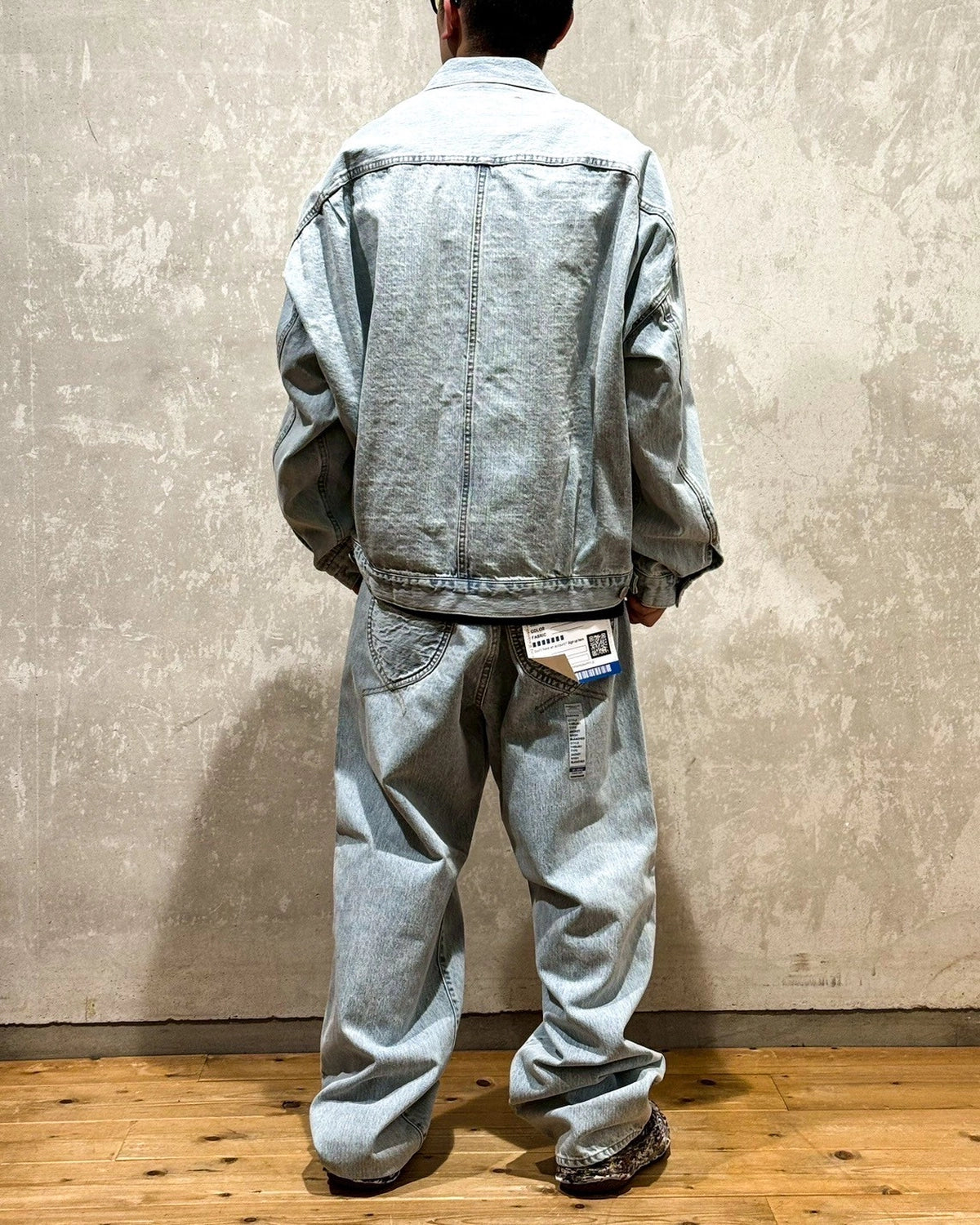 Maison MIHARA YASUHIRO / BLEACHE DENIM JACKET (I14BL051)