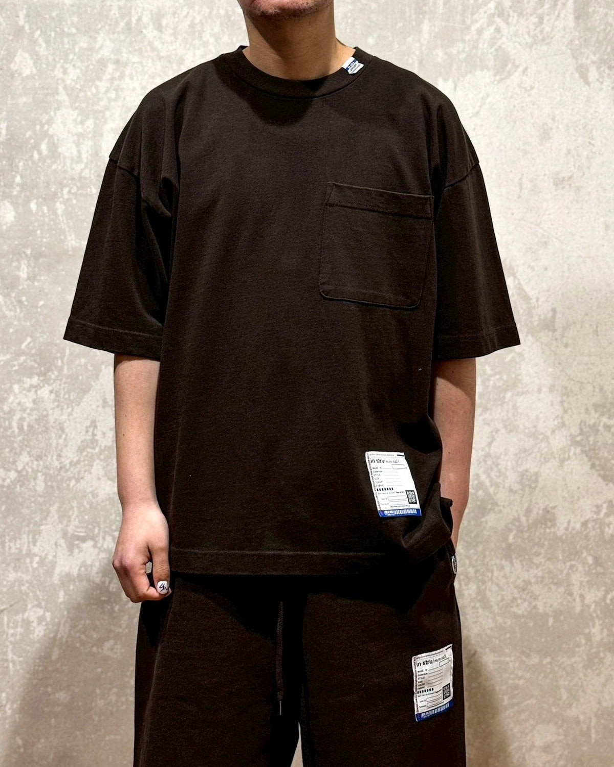 Maison MIHARA YASUHIRO in・stru(men-tal). / Heavy Weight Jersey Half-sleeve T-shirt (I12TS512)