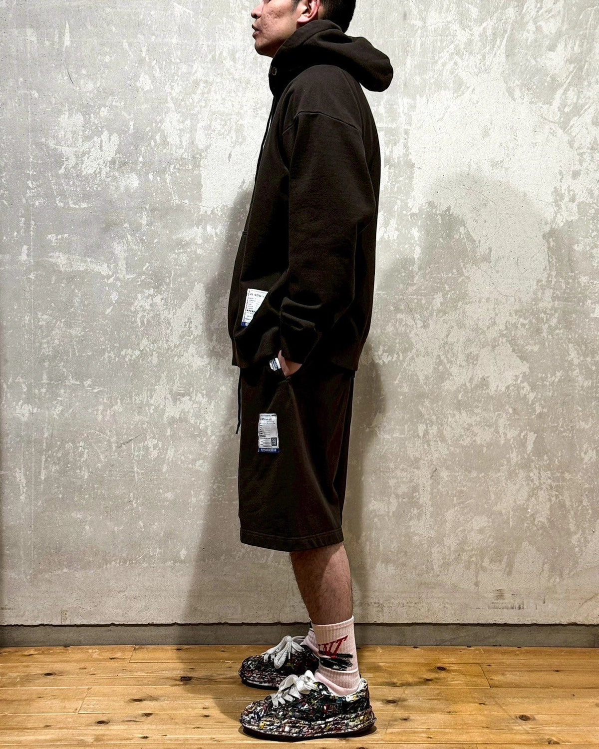 Maison MIHARA YASUHIRO in・stru(men-tal). / French Terry Hooded Sweatshirt (I12HD501)