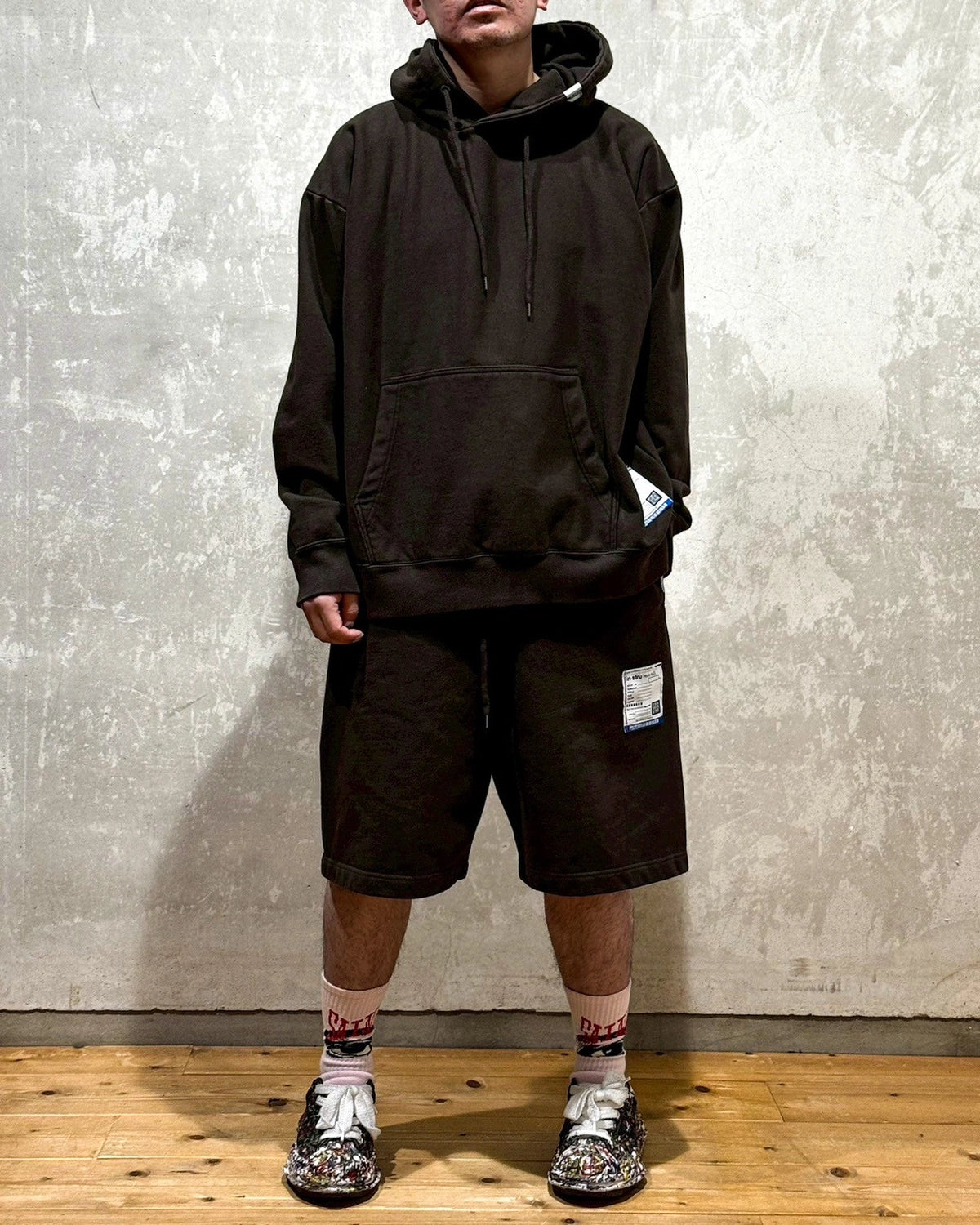 Maison MIHARA YASUHIRO in・stru(men-tal). / French Terry Hooded Sweatshirt (I12HD501)