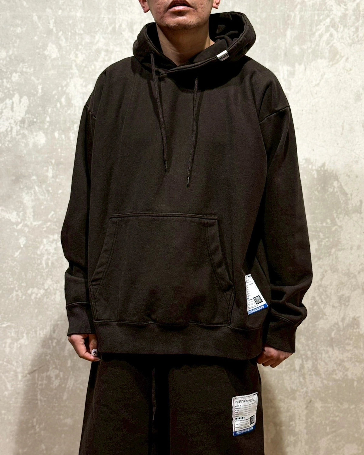 Maison MIHARA YASUHIRO in・stru(men-tal). / French Terry Hooded Sweatshirt (I12HD501)