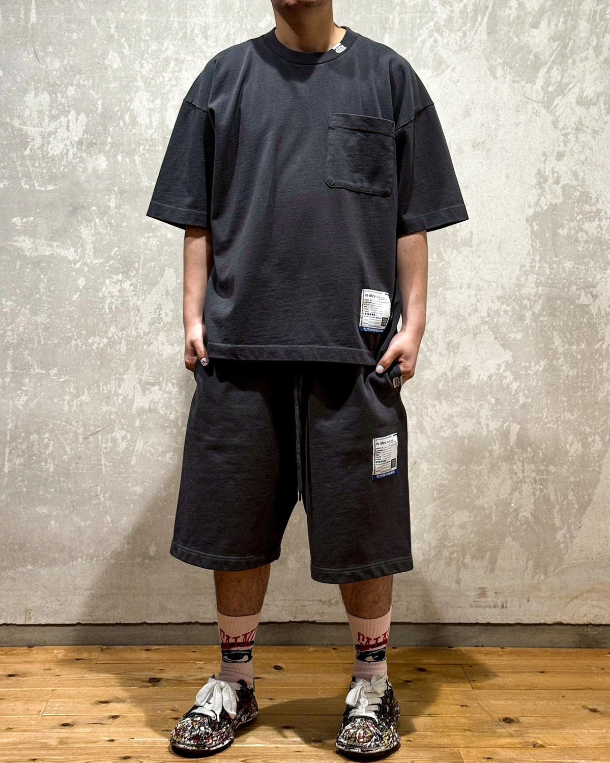 Maison MIHARA YASUHIRO in・stru(men-tal). / Heavy Weight Jersey Half-sleeve T-shirt (I12TS512)