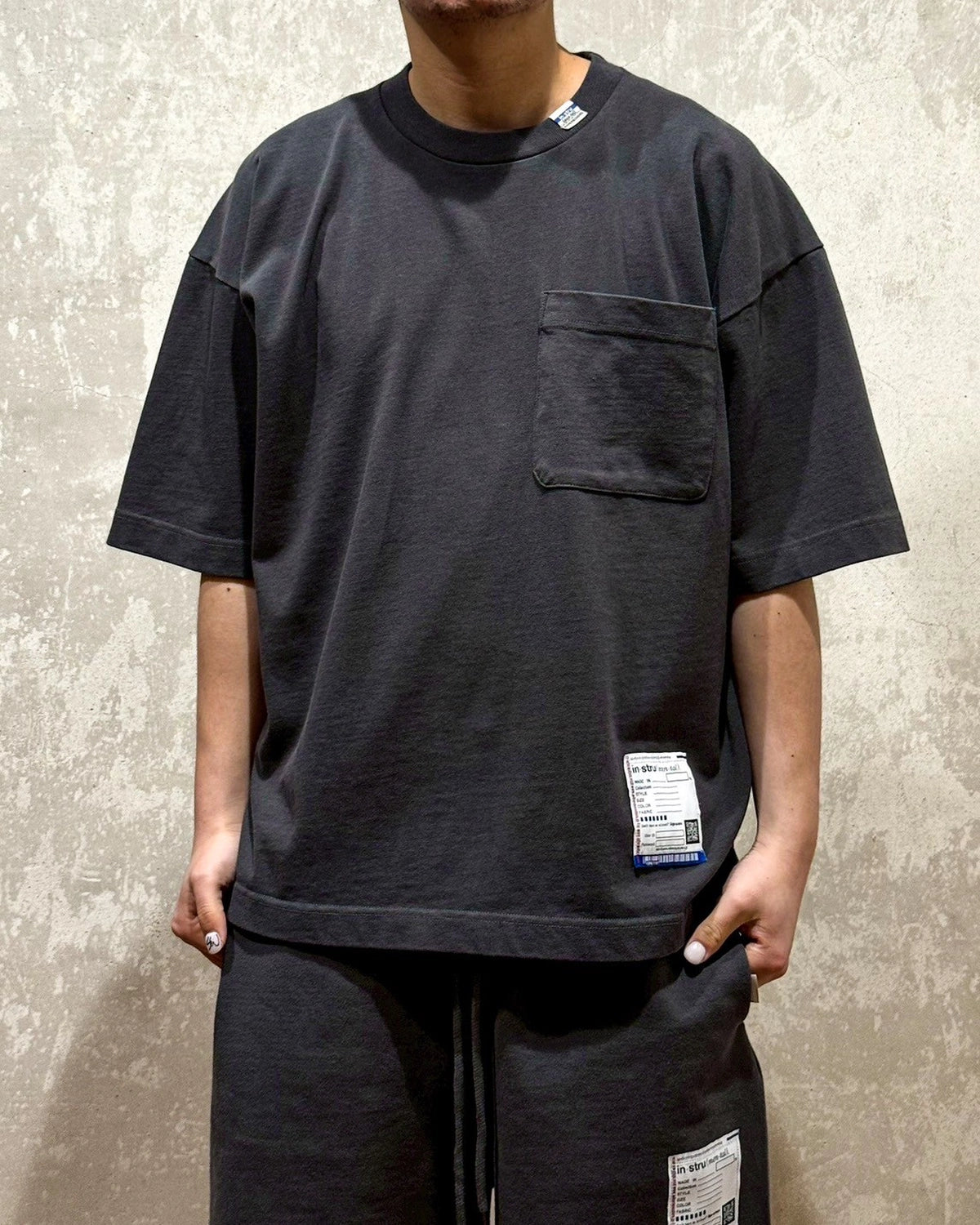 Maison MIHARA YASUHIRO in・stru(men-tal). / Heavy Weight Jersey Half-sleeve T-shirt (I12TS512)