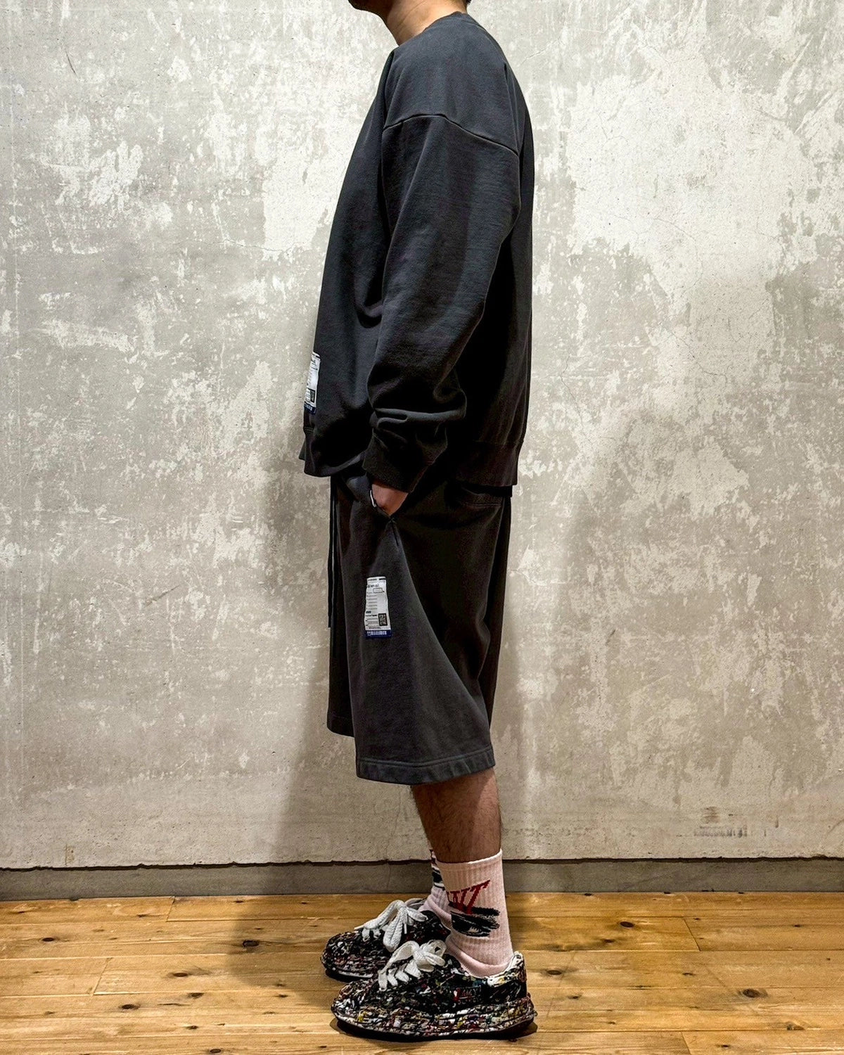 Maison MIHARA YASUHIRO in・stru(men-tal). / French Terry Pullover Sweatshirt (I12PO502)
