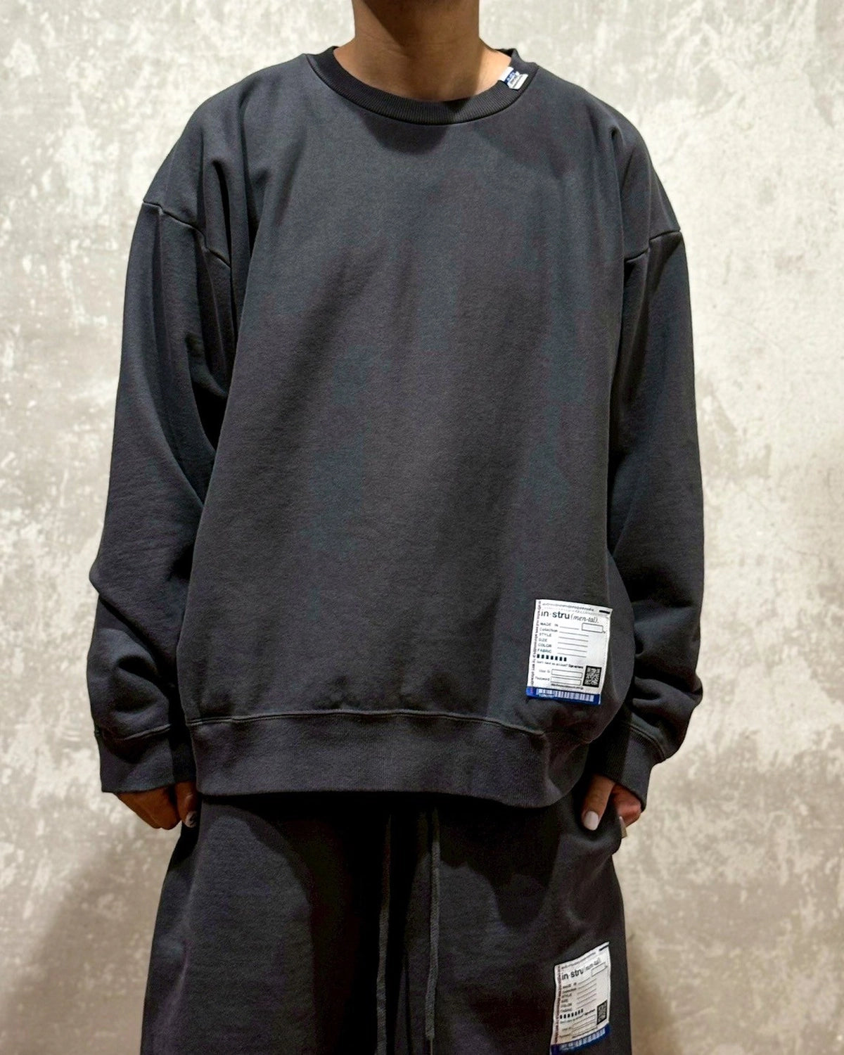 Maison MIHARA YASUHIRO in・stru(men-tal). / French Terry Pullover Sweatshirt (I12PO502)