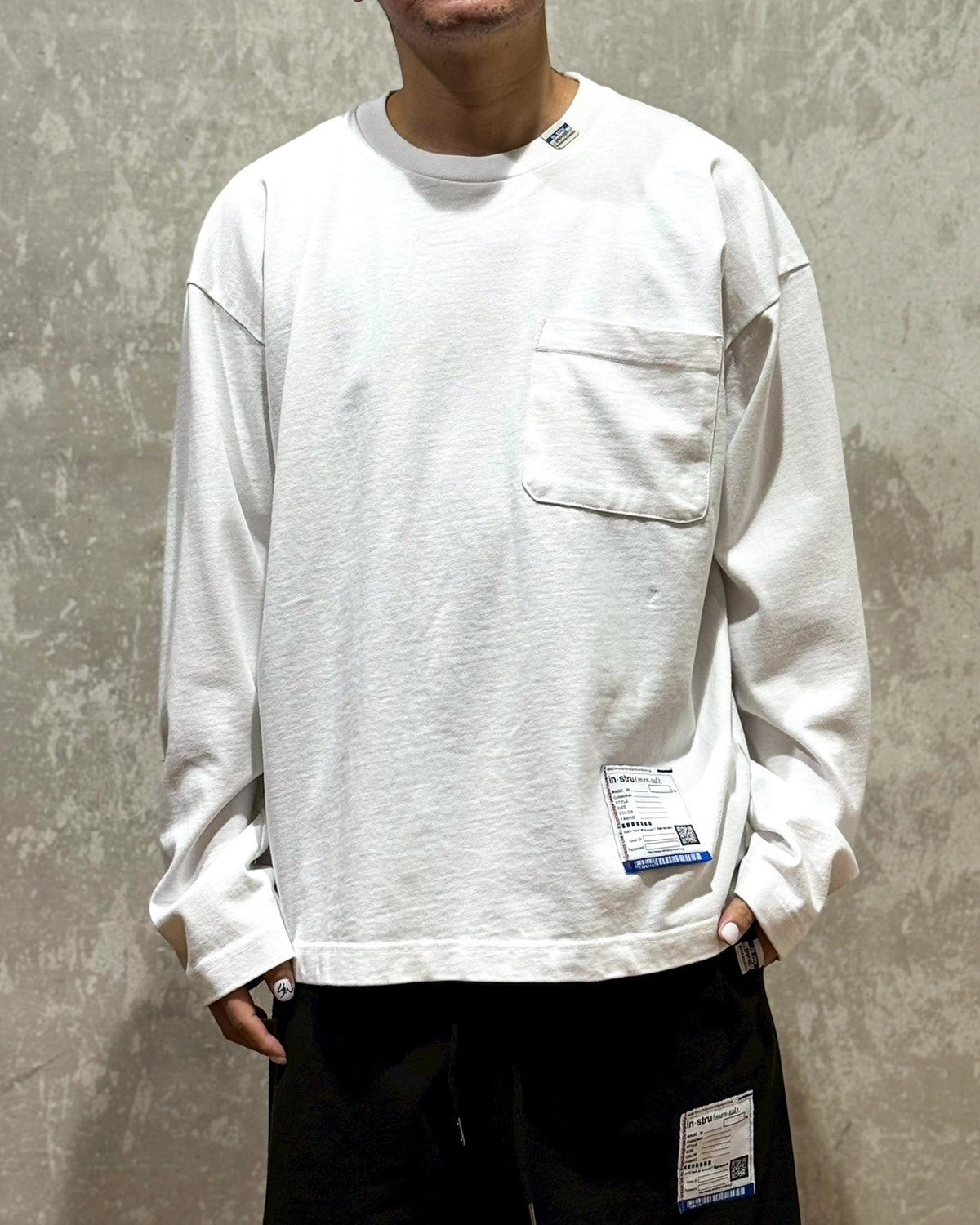 Maison MIHARA YASUHIRO in・stru(men-tal). / Heavy Weight Jersey Long-sleeve T-shirt (I12LT511)