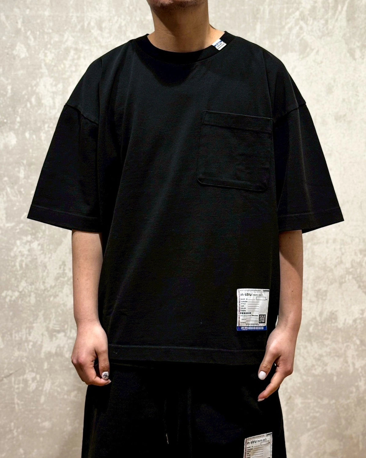Maison MIHARA YASUHIRO in・stru(men-tal). / Heavy Weight Jersey Half-sleeve T-shirt (I12TS512)