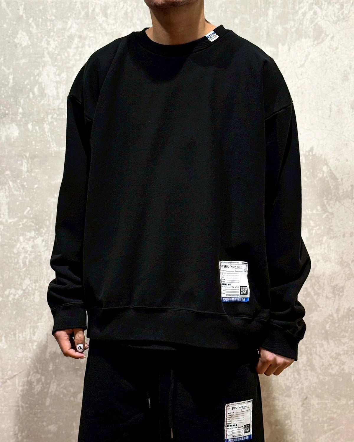Maison MIHARA YASUHIRO in・stru(men-tal). / French Terry Pullover Sweatshirt (I12PO502)