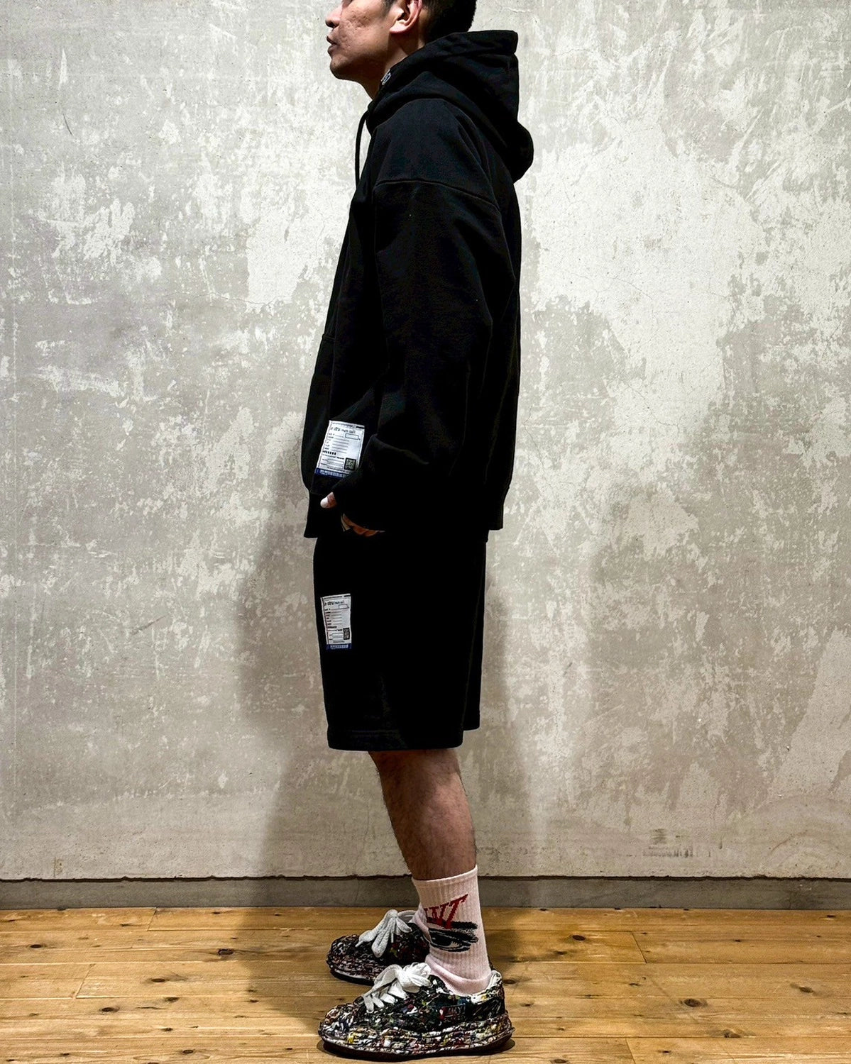 Maison MIHARA YASUHIRO in・stru(men-tal). / French Terry Hooded Sweatshirt (I12HD501)