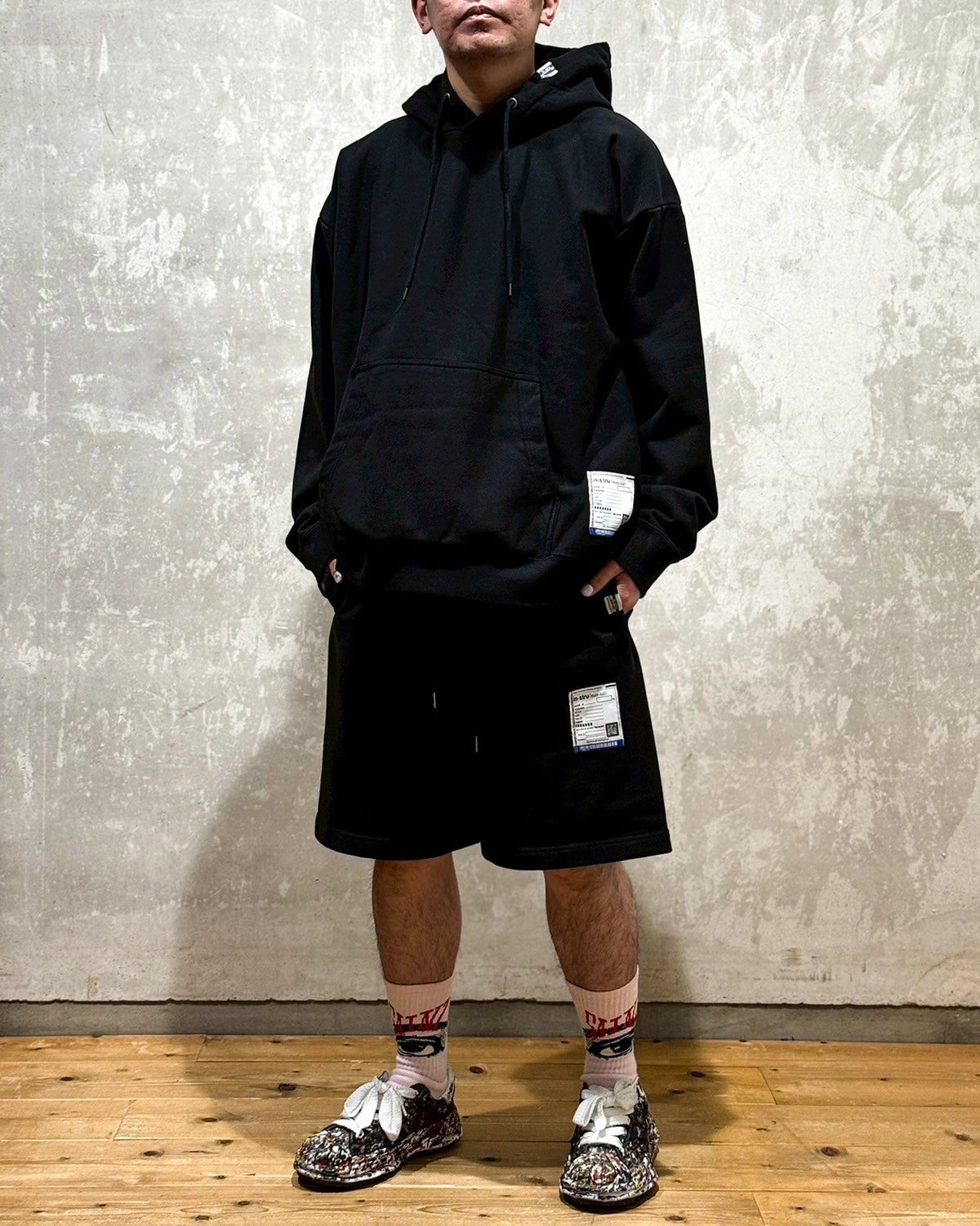 Maison MIHARA YASUHIRO in・stru(men-tal). / French Terry Hooded Sweatshirt (I12HD501)
