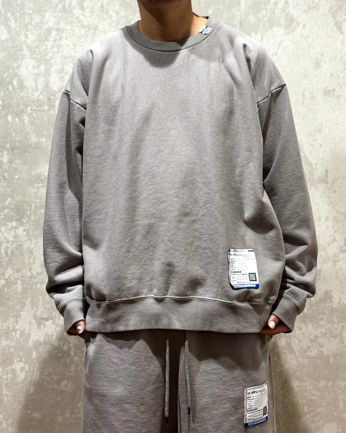 Maison MIHARA YASUHIRO in・stru(men-tal). / French Terry Pullover Sweatshirt (I12PO502)