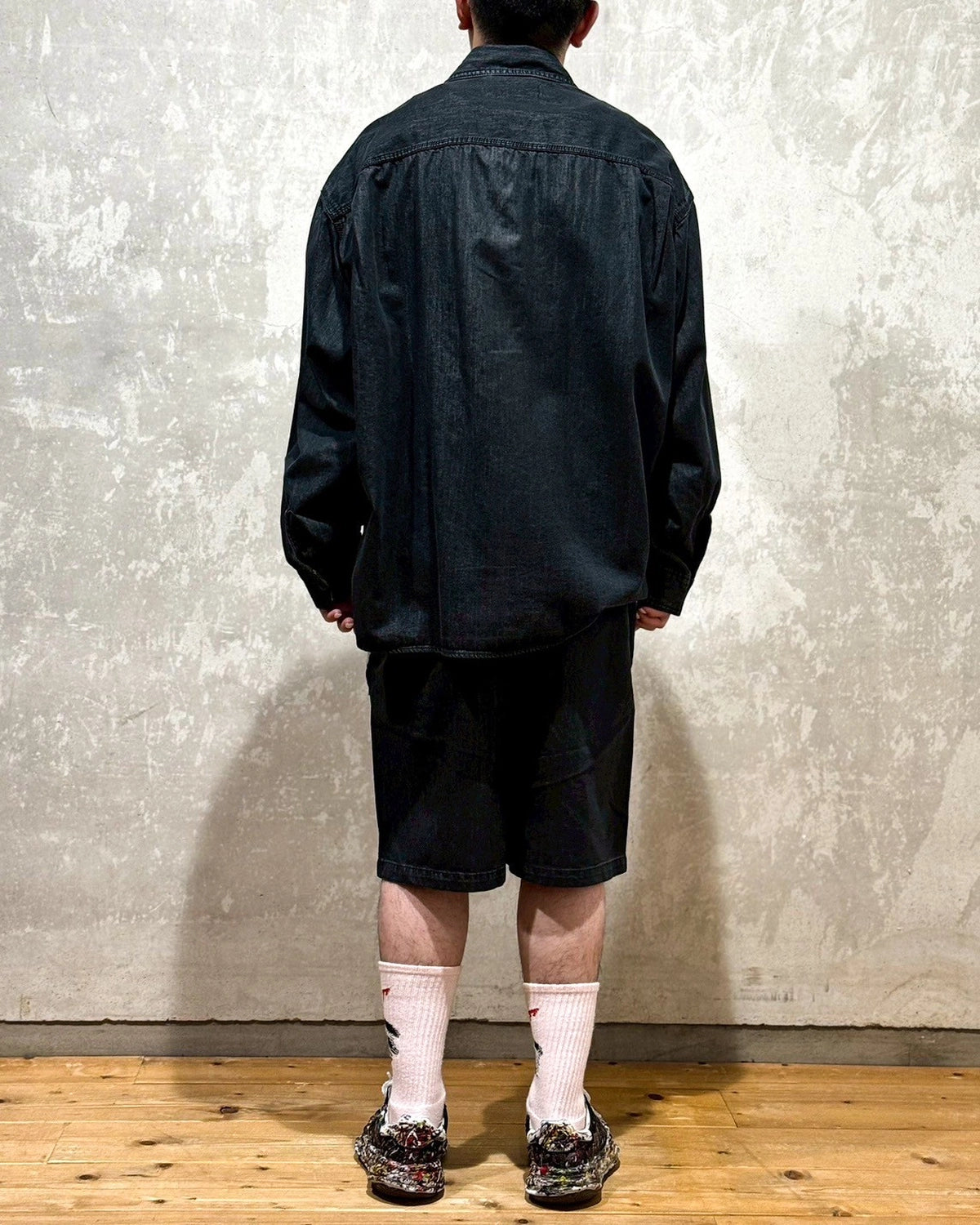 Maison MIHARA YASUHIRO in・stru(men-tal). / Cotton Tencel Denim Long-sleeve Shirt (I12SH002)