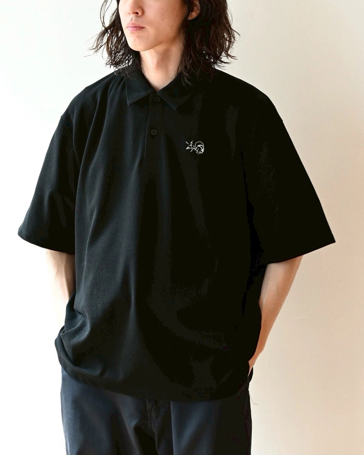 LAD MUSICIAN × DORAEMON / LAD MUSICIAN BIG POLO SHIRT (2325-712)