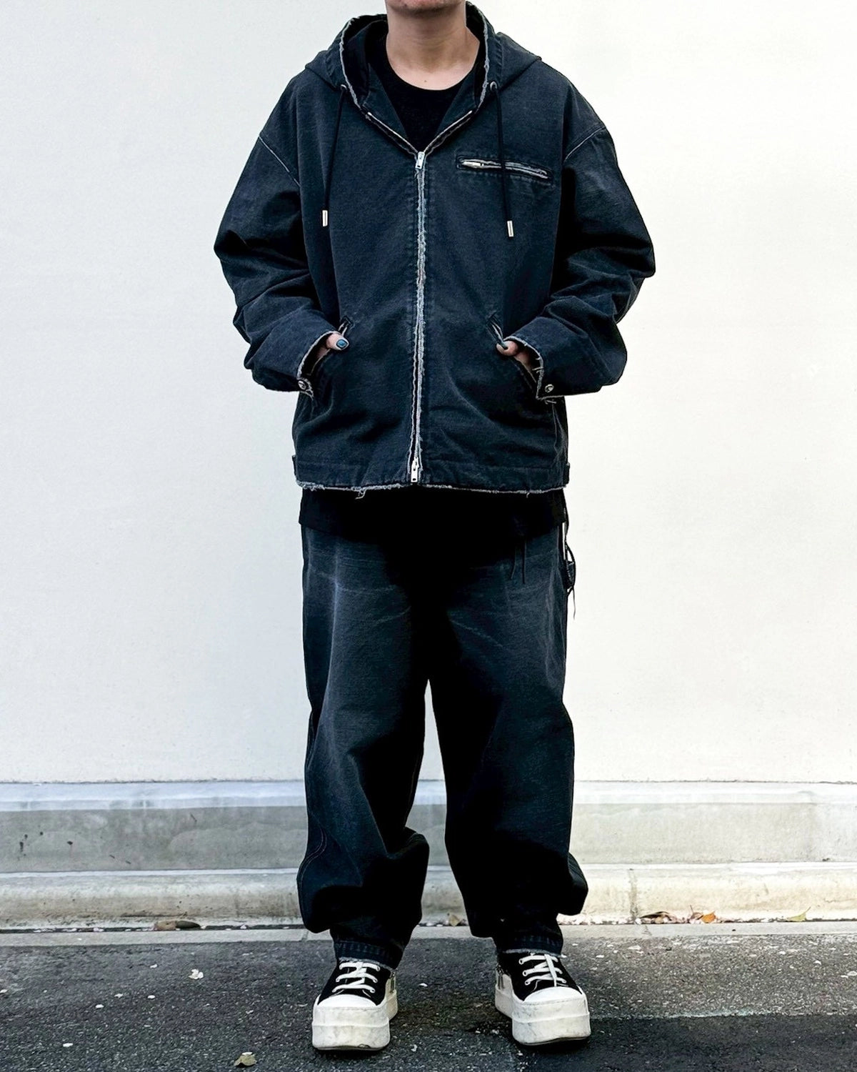 mastermind JAPAN / MW HOODED WORK JACKET (MW26SE1-BL006)