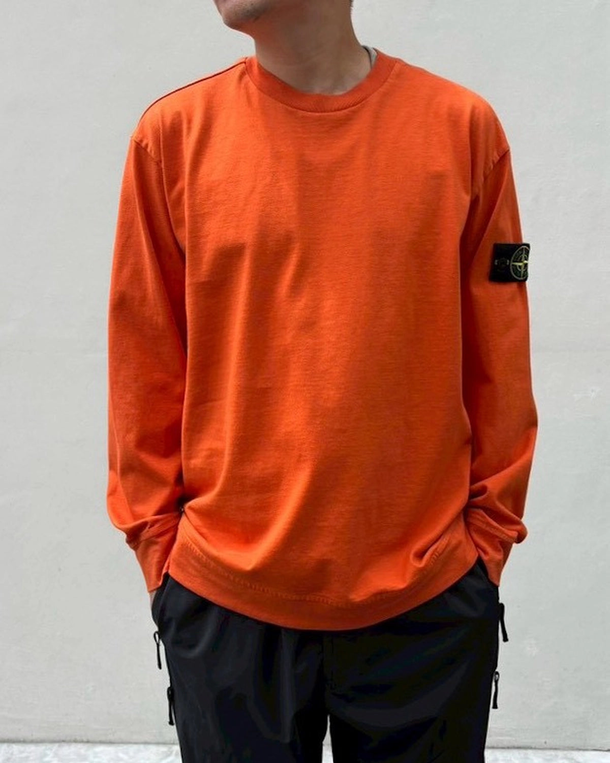 STONE ISLAND / HEAVY ORGANIC COTTON JERSEY (L2S156100057S0B50)