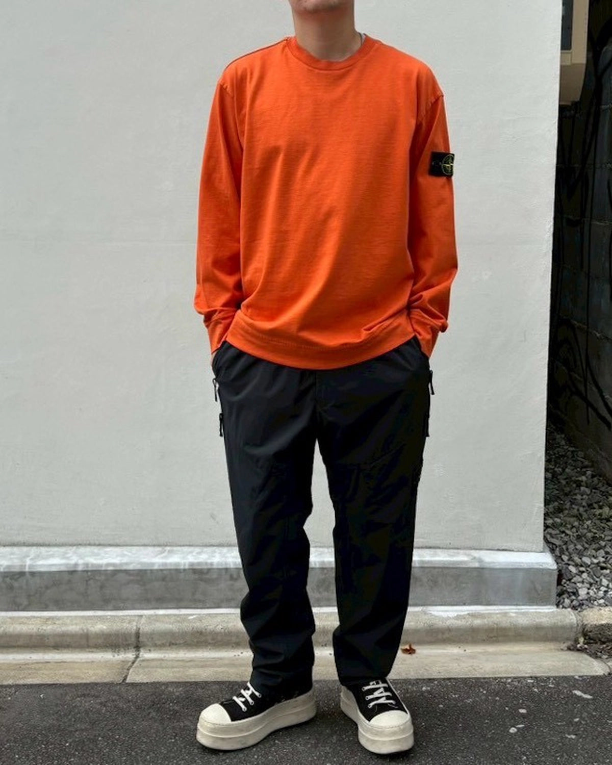 STONE ISLAND / HEAVY ORGANIC COTTON JERSEY (L2S156100057S0B50)