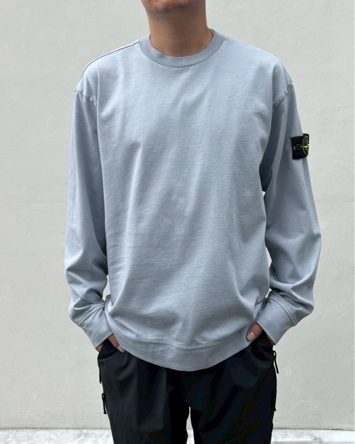 STONE ISLAND / HEAVY ORGANIC COTTON JERSEY (L2S156100057S0B50)
