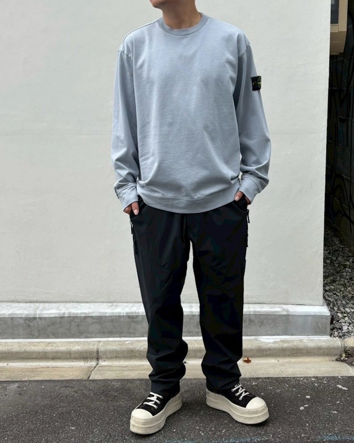 STONE ISLAND / HEAVY ORGANIC COTTON JERSEY (L2S156100057S0B50)