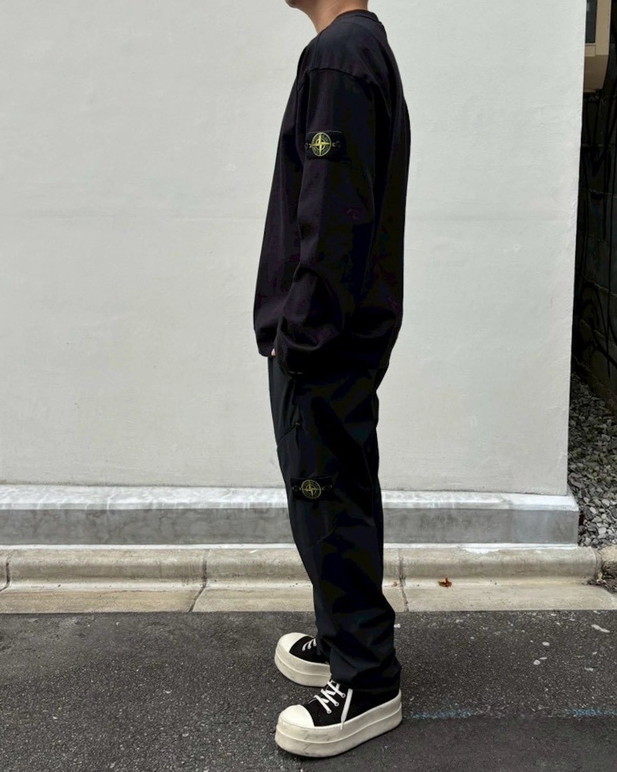 STONE ISLAND / HEAVY ORGANIC COTTON JERSEY (L2S156100057S0B50)