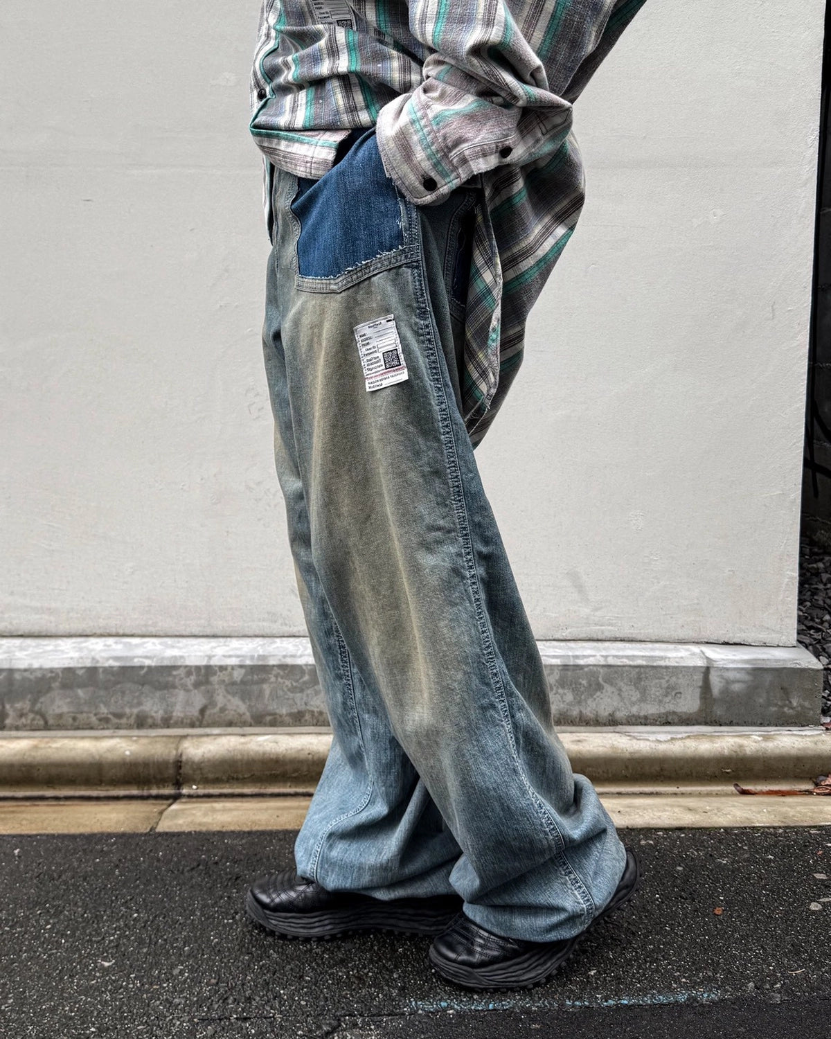 Maison MIHARA YASUHIRO / Cut-Out Pocket Denim Pants -Women's- (K17PT361)