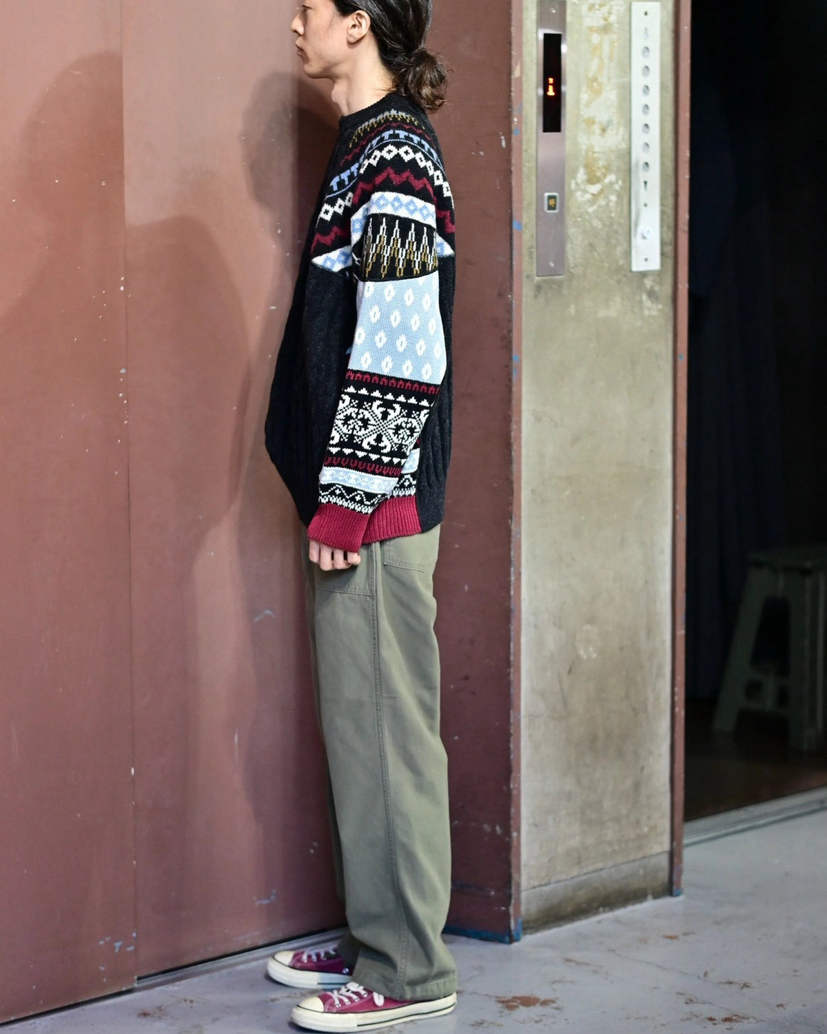 N.HOOLYWOOD COMPILE / NORDIC PATTERN KNIT (2262-KT20-030)