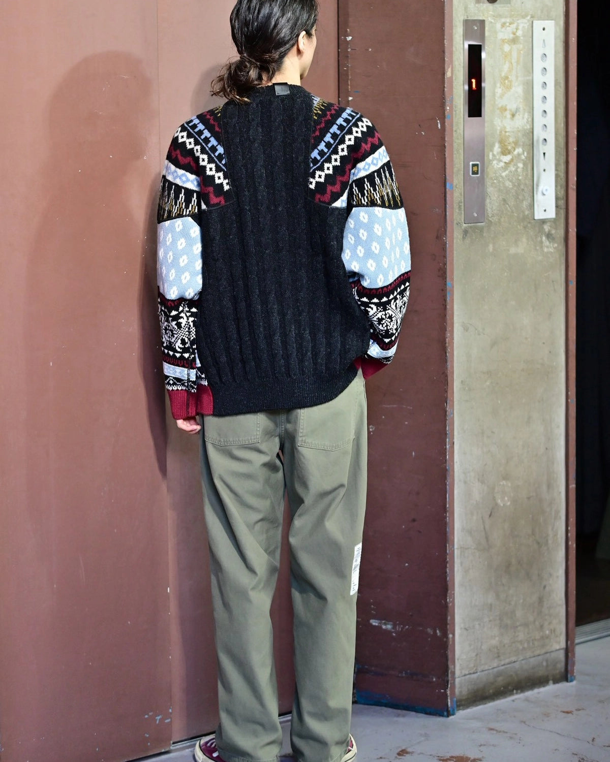 N.HOOLYWOOD COMPILE / NORDIC PATTERN KNIT (2262-KT20-030)