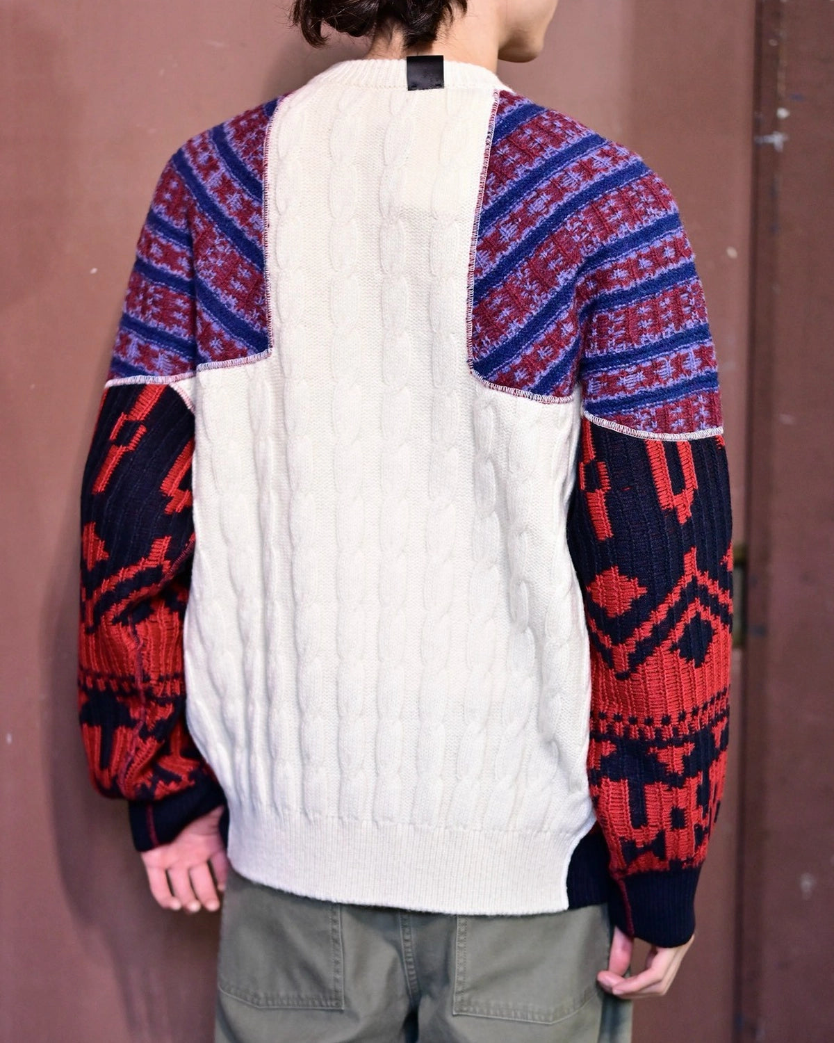 N.HOOLYWOOD COMPILE / NORDIC PATTERN KNIT (2262-KT20-030)