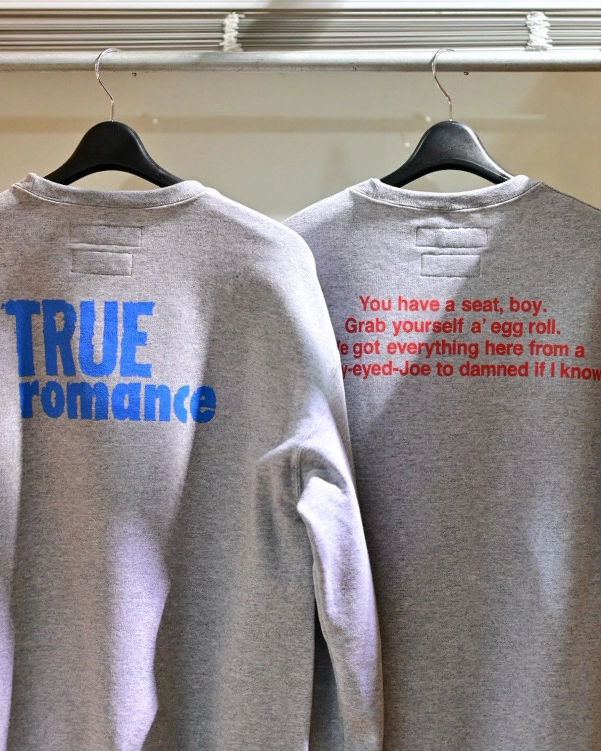 WACKO MARIA × TRUE ROMANCE / CREW NECK SWEAT SHIRT -TYPE-1- (TR-WM-SS08)