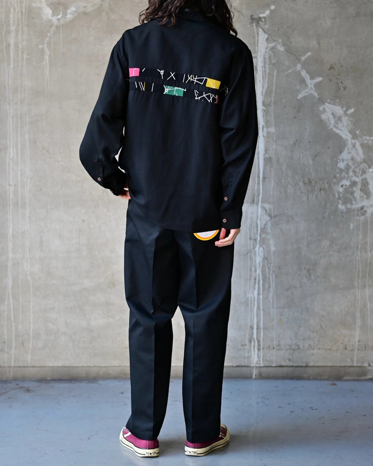 WACKO MARIA / SWITCHING 50'S OPEN COLLAR SHIRT L/S -TYPE-1- (26FW-WMS-0C13)