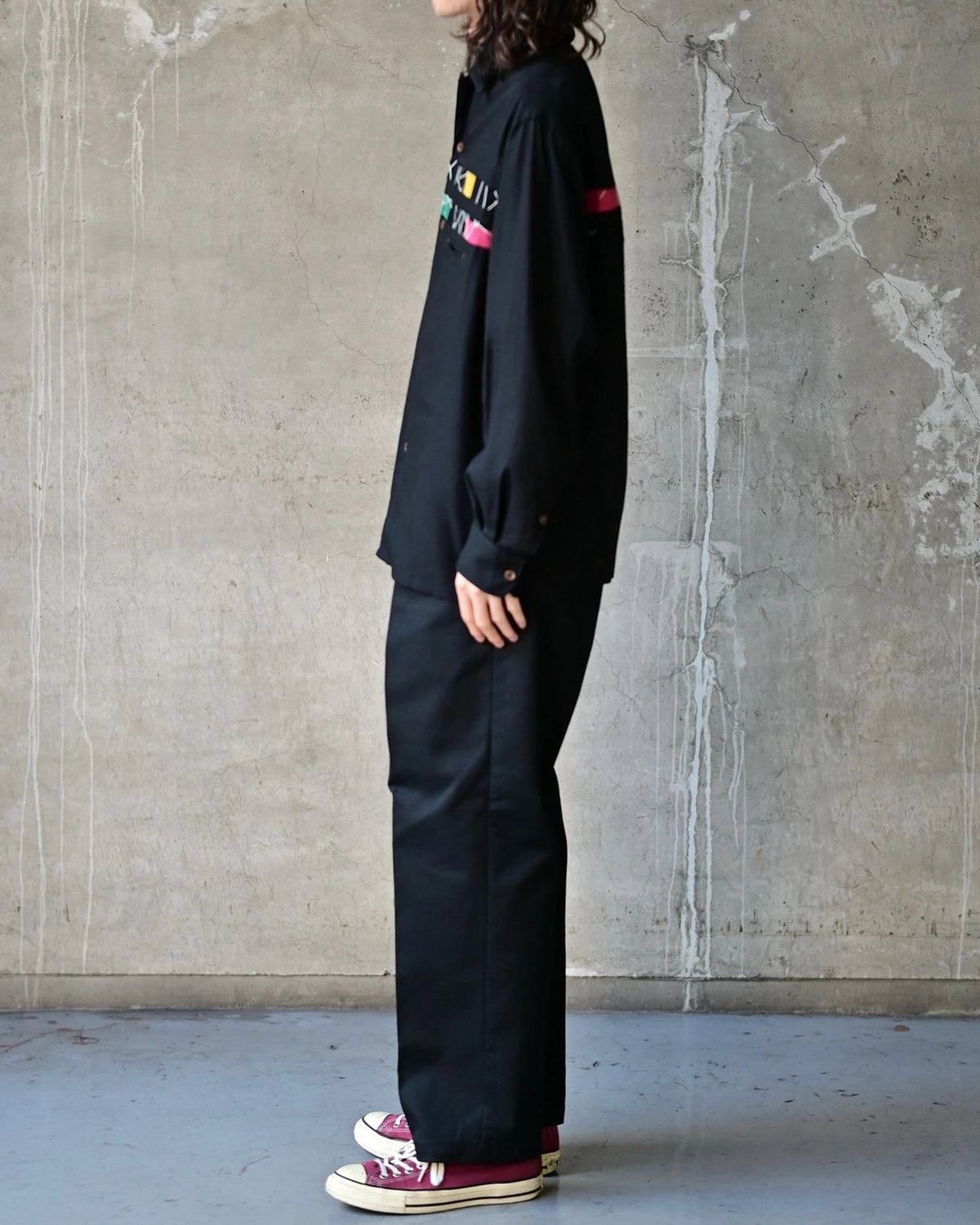 WACKO MARIA / SWITCHING 50'S OPEN COLLAR SHIRT L/S -TYPE-1- (26FW-WMS-0C13)