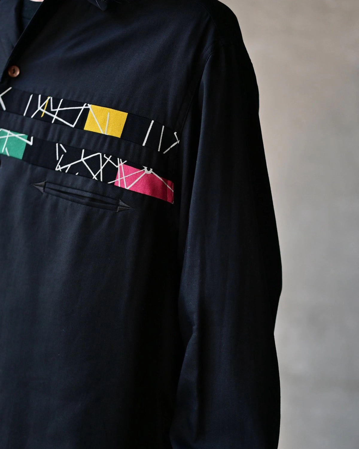 WACKO MARIA / SWITCHING 50'S OPEN COLLAR SHIRT L/S -TYPE-1- (26FW-WMS-0C13)