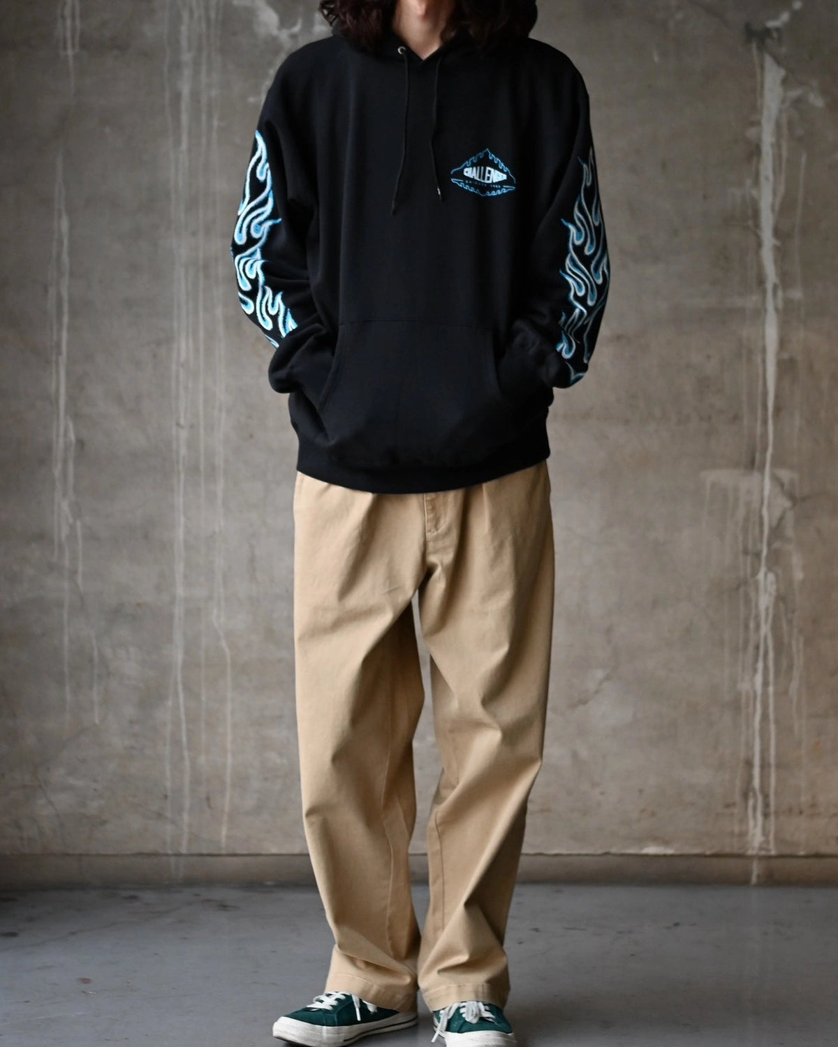 CHALLENGER / FLAME HOODIE (CLG-SW 026-005)