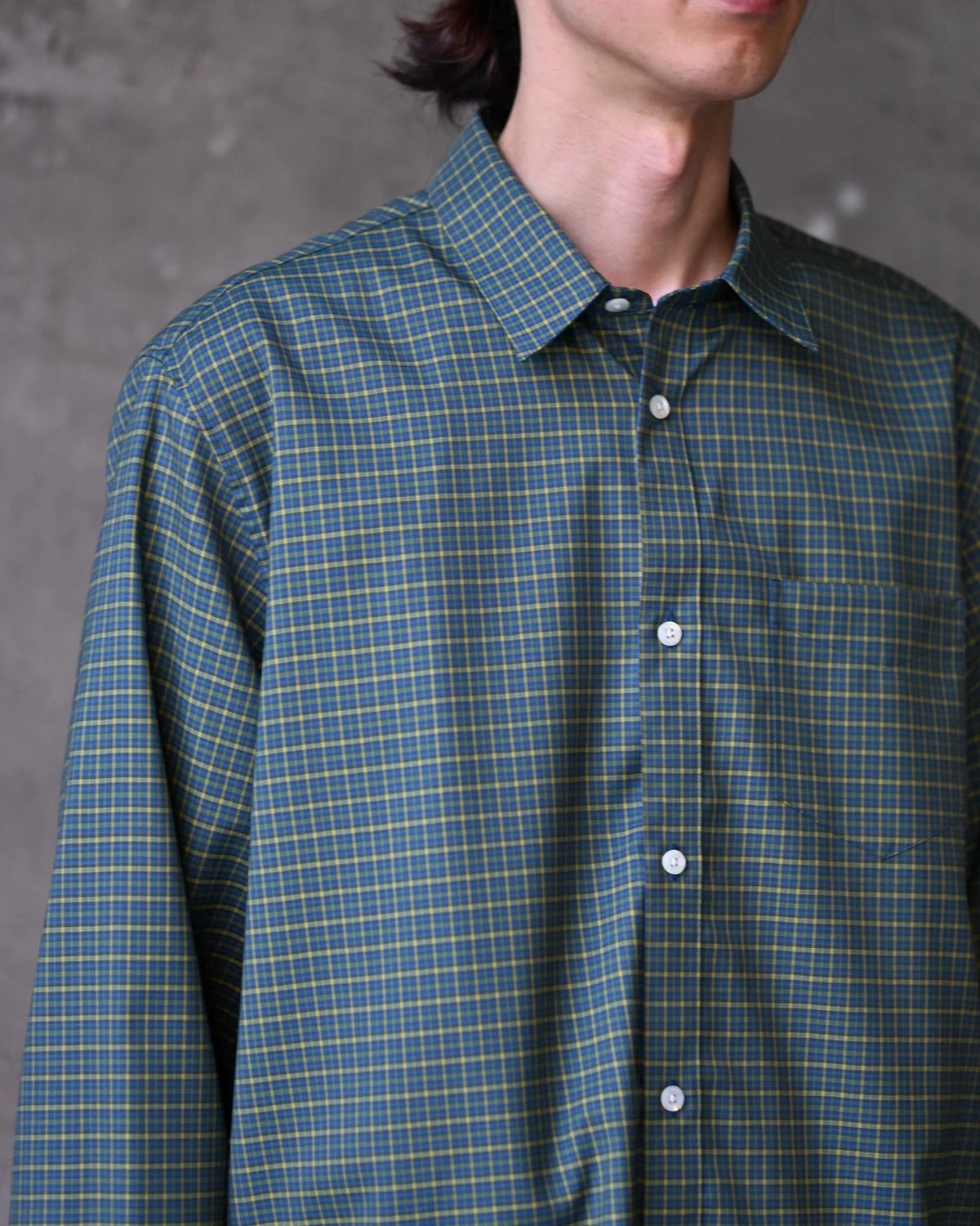 MARKAWARE / Super 160s Washable Wool Oxford / Square Shirt (A26C11SH02C)