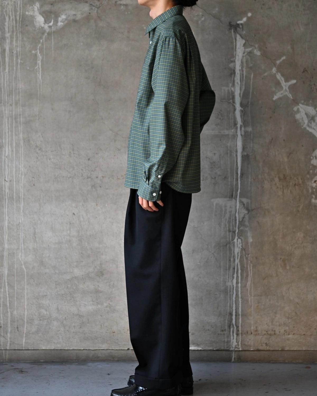 MARKAWARE / Super 160s Washable Wool Oxford / Square Shirt (A26C11SH02C)